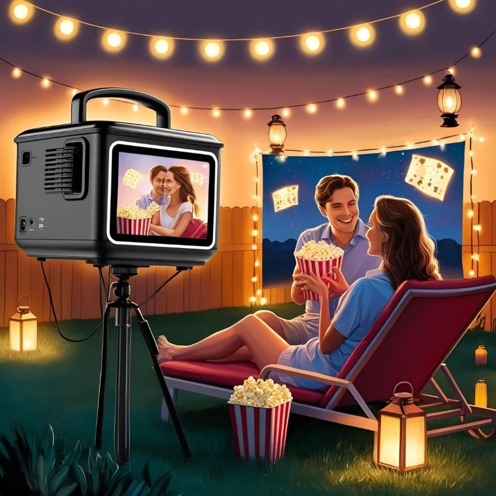 Portable Outdoor Projector